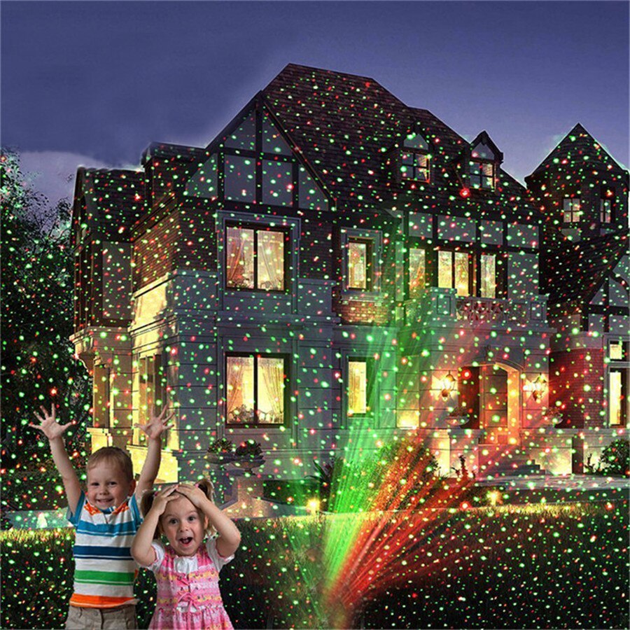 AC100-240V 빨강 & 녹색 Gypsophila Led 레이저 빛 EU/US/AU/UK 플러그 프로젝터 램프 정원, 야드에 대 한 야외 휴가 장식
